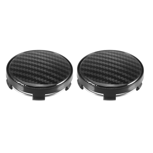 X AUTOHAUX 4pcs 60mm 61mm Wheel Center Hub Caps Hubcaps Covers Universal Rims Hub Cap Parts for Car Black 2 pcs