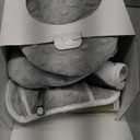 Infant Car Seat Insert with Removable Cushion for Baby Preemie Newborn Infant, Reversible carseat Insert Head Body Support Fits for Stroller, Baby Swing, Rocker, Bouncer, Bassinet - Grey