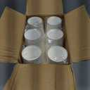 GUSTO 6 oz White Paper Cups [300 Count] Small Disposable Cups for Espresso, Tea, Samples & Mouthwash, Sturdy Hot & Cold Drinkware for Home, Office & Events (Formerly Comfy Package)