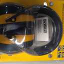 DEWALT DPG15 Hearing Protection Earmuffs with AM/FM Radio, LCD Display, 8 Presets, 3.5mm Aux, NRR 25dB