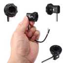 8 Pack Phenolic Candelabra E12 Base Socket with 1.25 Inch Shoulder and Screw Ring, 8 Inch Wire Leads Lamp Holder Light Sockets(with Ring and Wire)