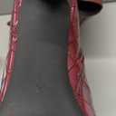 Knee High Boots Women Stiletto High Heel 3.3in, Side Zipper Pointed Toe Metal Buckle Tall Boots Dress Boots for Women, Comfortable Faux Leather Below the Knee Long Boots (8, Burgundy Crocodile)