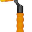 EcoNour 17" Snow Brush & Ice Scraper for Car Windshield | Automotive Snow Brush with Ergonomic Foam Grip | Heavy-Duty Winter Car Accessories | Ideal for Effortless Snow Removal in Cars (Orange)