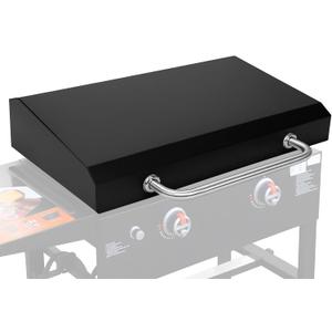 28 Inch Blackstone Griddle Grill Cover with Hinged Hood, 2026 Upgraded Outdoor Hard Grill Cover Compatible with Blackstone Models 1517 1853 1605 1803 1839 1856 1924 1983 2094 2145 2137 5003