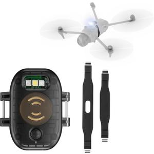 STARTRC Drone Strobe Light/Alarm Buzzer,Flying Down Sound and Light Alarms for FAA Drone Night Flying,Rechargeable LED 120dB,Fits For DJI Mini 5 Pro, Avata 2,Mini 4k,Air 3S and Mavic Drones Accessory