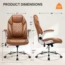 NEO CHAIR Executive Leather Chair, Ergonomic Office Chair, Lumbar Support