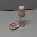 BIBS Baby Glass Bottle Complete Set 110 ml | BPA Free Natural Rubber | Made in Denmark | Blush