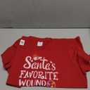 Santa's Favorite Wound Crew Christmas Wound Care Nurse Crew T-Shirt.L
