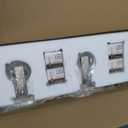 4-Light Bathroom Vanity Lights Over Mirror, 28.4 in Crystal Wall Sconces