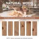 48 Solid Fireplace Mantel, Rustic Floating Wooden Shelf, Wall Mounted Mantel with Invisible Iron Bracket, Dark Oak
