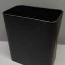 Cesun Small Bathroom Trash Can 2.1 Gallon Wastebasket, Modern Metal Garbage Can Office Waste Basket, Matte Black Stainless Steel Trash Bin for Bedroom, Home Office, Toilet, rv, Near Desk, Under Sink