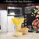 Zekii EXTRA THICK Deli Containers with Lids, [48Sets 16oz] Soup Containers w/Lids Airtight, Disposable, BPA Free, Takeout soup Cups, Meal Prep, Food Storage Containers with Measurements