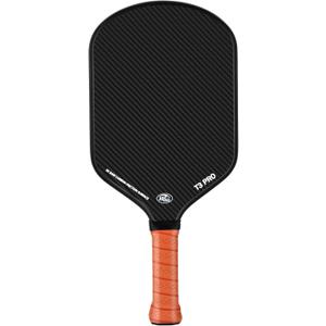 Pickleball Paddle - 3K Raw Carbon Fiber Surface (CFS) + Carbon Abrasion Surface (CAS) with High Grit & Spin, Sure-Grip Elongated Handle, Pickle Ball Paddle with 16mm Polypropylene Honeycomb Core