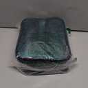 PU Leather Nail Polish Organizer, Double Layer Nail Polish Storage Holds 30 Bottles (15ml/0.5fl.oz) & Nail Lamp, Portable Nail Bag Organizer Case for Nail Tech Travel & Manicure Kit (Green)