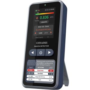 RM-66 Radon Detector for Home, Portable Radon Monitor with TFT Color Display, Audible & Visual Alarm, Easy-to-Use, Rechargeable Type-C, Long-Term Monitoring in pCi/L or Bq/m