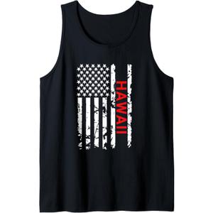 Hawaii Men And Women Tank Top XL