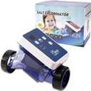 Salt Cell for Pool Salt Water Pool Chlorinator System Above-Ground Salt Chlorine Generator 12K Gallon w/Titanium Cell, LED Control Panel, Self-Cleaning