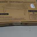 HOLANA 7.2 Acacia Wood Toilet Stool Squat Adult - 350LBS Poop Stool Adult, Toilet Foot Rest - Non-Slip Bathroom Step for Adults - Bedside Steps for High Beds, Assembly Required (Walnut Color)