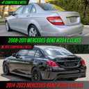 USR 08-11 W204 2D/4D Tail Light Rear Tail Lamps 2pc Set (Left + Right) Compatible with 2008-2011 Mercedes Benz C-Class 4 Door Sedan and 2 Door Coupe All Models AMG (FACELIFT 2012+ Style w/RED LED)