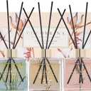 COCORRNA Reed Diffuser Set of 3-3 Pack/ 3.04 Fl.oz Diffuser with 24 Sticks Cashmere Vanilla/Sandalwood Rose/Clean Linen Reed Diffuser for Home Bathroom Office Decor
