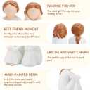 Best Friend Birthday Gifts for Women - Unique Hand-Painted Sister Figurines, Friendship Gifts for Women, Bestie Gifts, Sister Birthday Gifts Keepsake Present