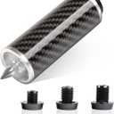 KONLLEN Pool Cue Extension 2'' 3'' 4'' 6'' 8'' 12'' Carbon Fiber Billiard Cue Extension Billiard Accessories for Pool Sticks