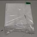 RYB HOME White 100% Blackout Curtains, Short Thermal Insulated Heat & UV Blocking Total Room Darkening Privacy Drapes for Small Window, Width 42 by Length 45, White, 2 Panels