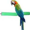 Bird Perch Rough-surfaced Nature Wood Stand Toy Branch for Parrots (Straight Perch, L)