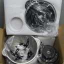 GANIZA Food Processors, Electric Food Chopper with Meat Grinder & Vegetable Chopper - 2 Bowls (8 Cup+8 Cup) with Powerful 450W Copper Motor - Includes 2 Sets of Bi-Level Blades for Fruits/Meat/Nuts (Black)