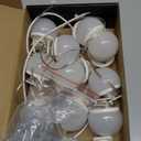 14 Bulbs LED Vanity Lights for Mirror, 3000K 4000K 6500K & 10-Brightness, Wire Length Adjustable, USB Cable, Hollywood Mirror Lights for Makeup Dressing Room Bathroom, White