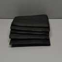 5 Pack 40-inch Suit Bag Garment Bag for Travel and Storage, Garment Bags for Hanging Clothes with Zipper and Visible Transparent Window, Black