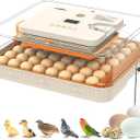 Incubators for Hatching Eggs with Automatic Egg Turning and Humidity Control, 56 Eggs Incubator, Auto Temperature Control, LED Egg Candler, Hatch Day Count, for Chicken, Duck, Goose, Quail, Parrot