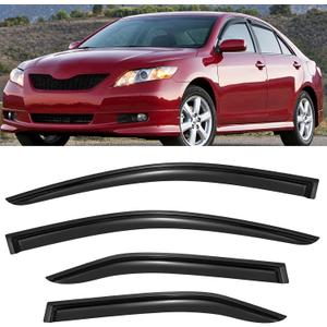 4PC Window Rain Guards fit 07-11 Toyota Camry Window Visors Vent