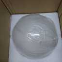 Spherical LED Clear Glass Hanging Light, Creative Single Pendant Light, Ceiling Light Base on E27 Gold Lamp Holder (20CM)