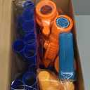 KKONES Shooting Game Toy for Boys - 2 Player Toy Foam Blaster Air Guns, 24 Foam Bullet Balls Popper & Standing Shooting Target, Birthday Gifts for Age 3 4 5 6 7 8 9 10-12 Years Old Kids, Girls