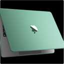 Soonjet Luxe Chroma for MacBook Pro 14 inch Case | M5 M4 M3 M2 M1 Pro/Max 2026-2021 | Protective Hard Shell Laptop Cover | Turquoise Green Clear