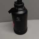 Takeya Actives 64 oz Vacuum Insulated Stainless Steel Water Bottle with Spout Lid, Premium Quality, Onyx
