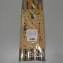 YANGTE Vintage Christmas Wrapping Paper Rolls, Brown & Black Wrapping Paper Christmas with Twine and Greeting Cards, 4 Rolls Holiday Gift Wrapping Paper, 17 x 120 inch per Roll