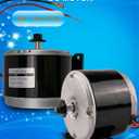 24V Permanent Magnet Electric Motor Generator 250W Small Brushed Permanent Magnet