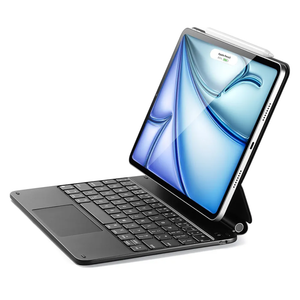 ESR iPad Air 11 inch Case with Keyboard (M3/M2, 2025/2024), iPad Pro 11 (4th/3rd/2nd/1st Gen) & Air 5/4th Magic keyboard Case, Easy-Set Floating Cantilever Stand, Precision Multi-Touch Trackpad, Black