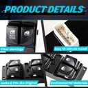 Master Power Window Switch for Hyundai Accent 2007 2008 2009 2010 Front Left Driver Side Electric Auto Window Switch Button,Door Lock Switch Window Control Rep# 935701E110 935701E111