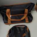 5 piece Luggage Set Expandable Suitcase 22x14x9 Airline Approved Carry on, ABS Hard Case Suitcases with Spinner Wheels, TSA Lock (Black)