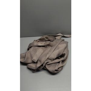 jinchan Linen Textured Kitchen Tier Curtains 45 Inch for Bathroom Living Room Farmhouse Cafe Rustic Window Treatments Room Darkening Rod Pocket 1 Panel Beige