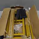 8.2 FT Wedding Arch Rectangle Stand Square Backdrop Stand , Extra Clamps to Table Rod Stand, Adjustable Photo Booth Background Kit, Balloon Arch Stand for Birthday Party Baby Shower Decor,Gold