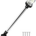 24 Inches Anchor Light Stern Light for Boats, White Boat Navigation Lights LED Waterproof IP67, Rear LED Marine Running Lights for Pontoon, Jon Boat, Fishing Boats