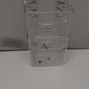 LINFIDITE Adhesive TV Remote Control Holder Wall Mount TV Remote Holder For Bedside Wall Remote Control Caddy Storage Organizer Stand Box For 2 Or 4 Remote Controls  Transparent  Quantity 1 (1 Pcs Fxed Dividers, Clear White)