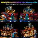Upgraded Led Light Kit Compatible with Lego The Baratie Floating Restaurant Building Set, Lights Decoration Compatible with Lego 75640 (Model Not Included)