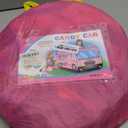 Playbees Musical Ice Cream Truck Pop Up Play Tent with 3 Openings - Tent for Toddlers - Indoor & Outdoor - Pop Up Tents for Kids - Includes Carry Bag and Sound Button- 43.5x28x26.5 Inch