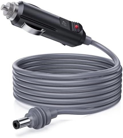 Starlink Mini Car Adapter, 10FT Starlink Mini Car Charger DC Power Cable, 12V-24V Cigarette Lighter Adapter for Starlink Accessories, Waterproof 18AWG Car Power Supply for Trucks, Buses, Ships