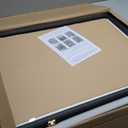 Jersey Frame Display Case 1 Pack - Large Sport Jersey Shadow Box with 98% UV Protection Acrylic and Hanger for Baseball Basketball Football Soccer Hockey Shirt and Uniform, Black Finish